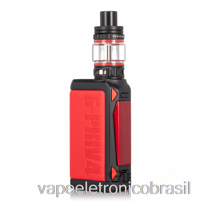 Vape Eletrônico Smok G-priv 4 230w Starter Kit Vermelho